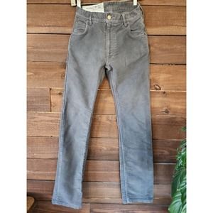 Billy Reid Mens Waist size 28x32 1/2 Gray no wale Corduroy Moleskin? pants